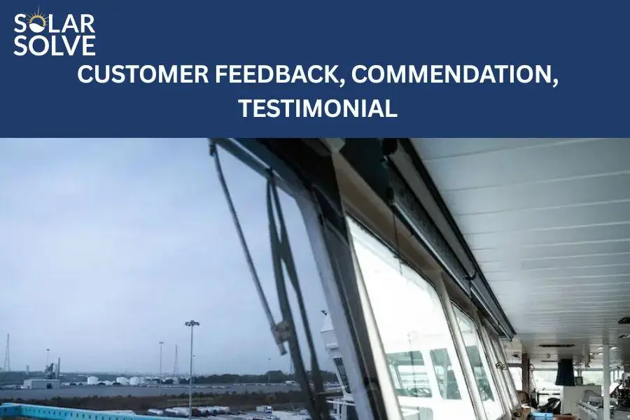 CUSTOMER FEEDBACK, COMMENDATION, TESTIMONIAL