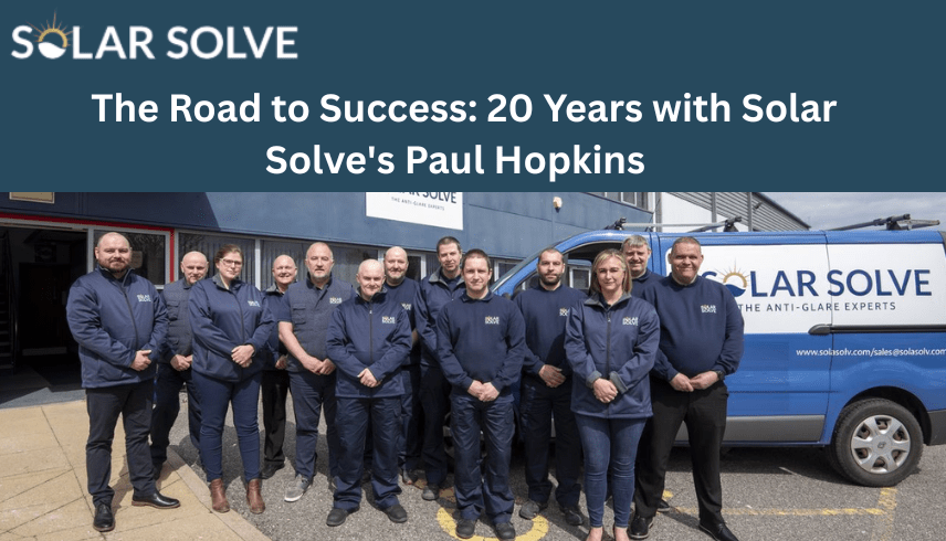 PAUL’S 20 YEARS SERVICE AWARD FROM SOLAR SOLVE