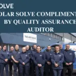 SOLAR SOLVE COMPLIMENTED BY QUALITY ASSURANCE AUDITOR