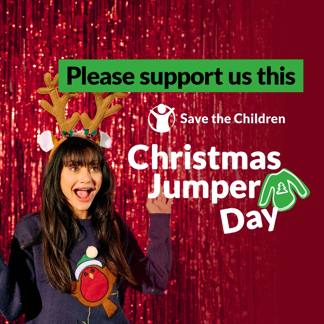 SAVE THE CHILDREN CHRISTMAS JUMPER DAY 2024