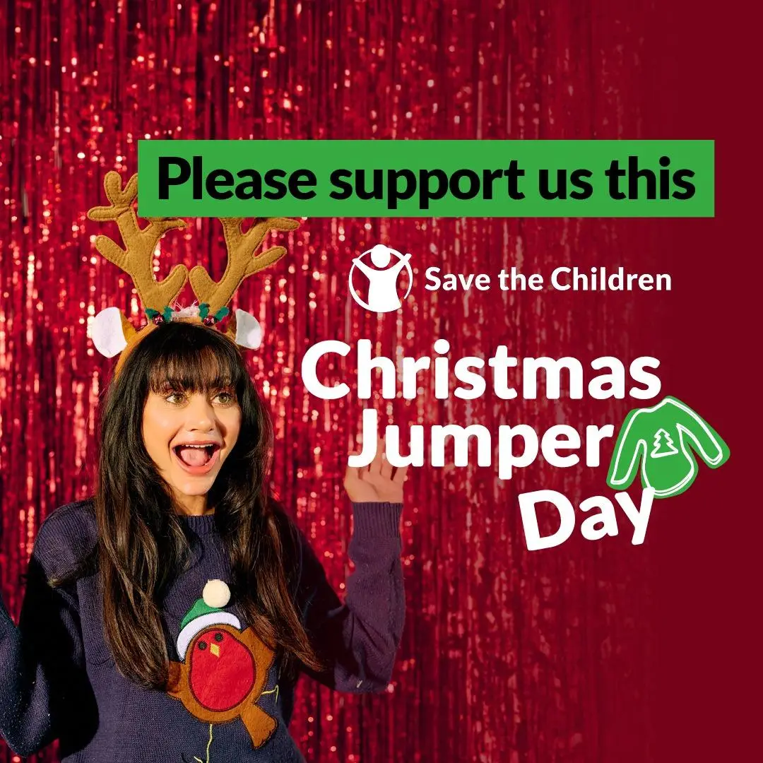 SAVE THE CHILDREN CHRISTMAS JUMPER DAY 2024